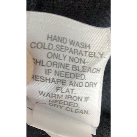 J Jill Duster Cardigan Womens S Petite‎ Black Capsule Minimalist Preppy Academia - Picture 13 of 13